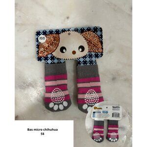 XS/S Non-Slip Socks for Micro Chihuahua